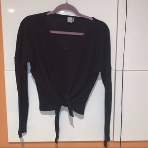 Black Long Sleeve Top